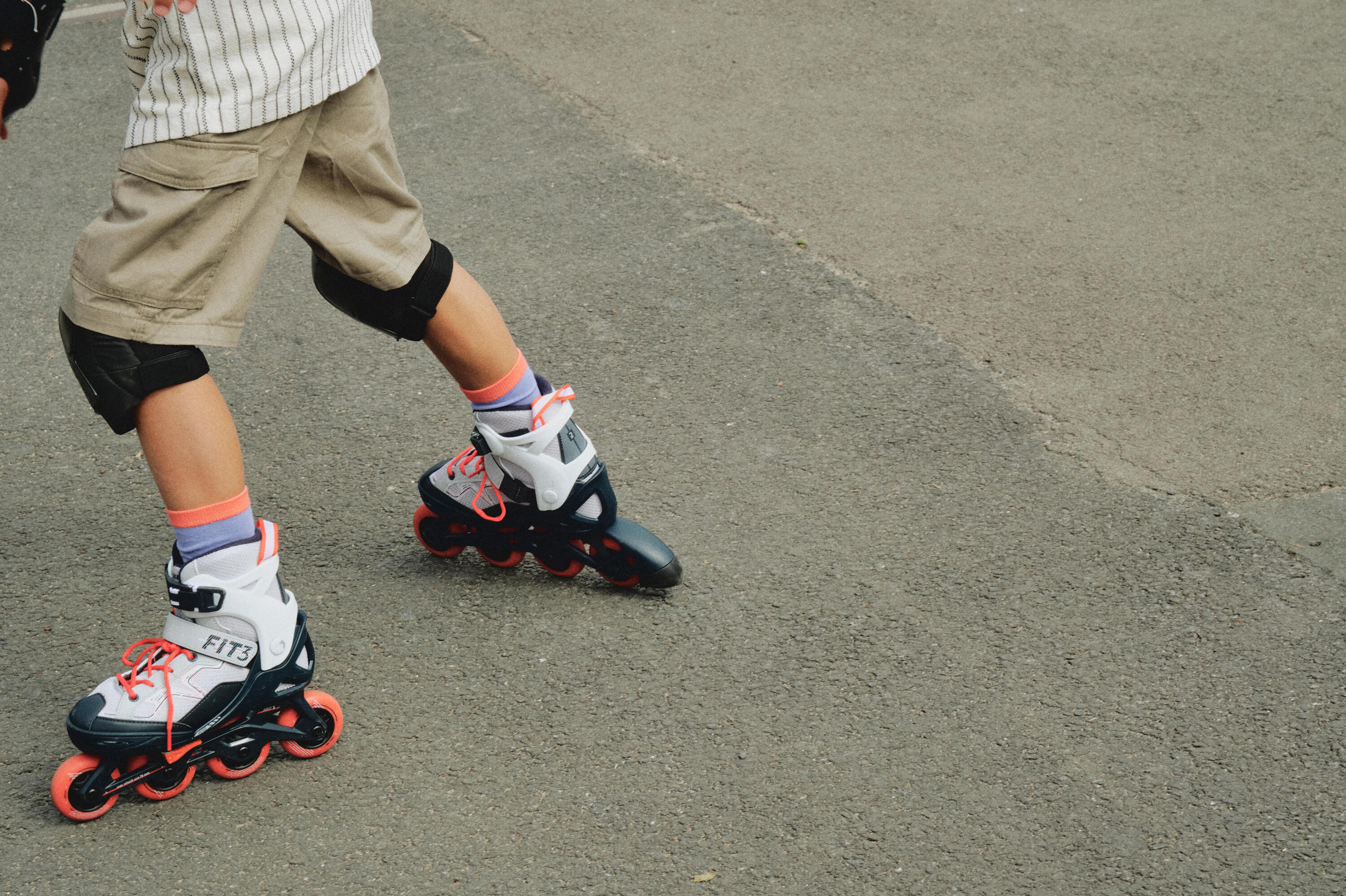 Patins à roues alignées ajustables enfant, FIT 3 11/17