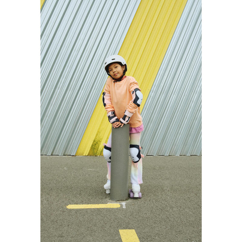 Çocuk Paten / Kaykay / Scooter 3x2 Destek Seti - Pembe - PLAY