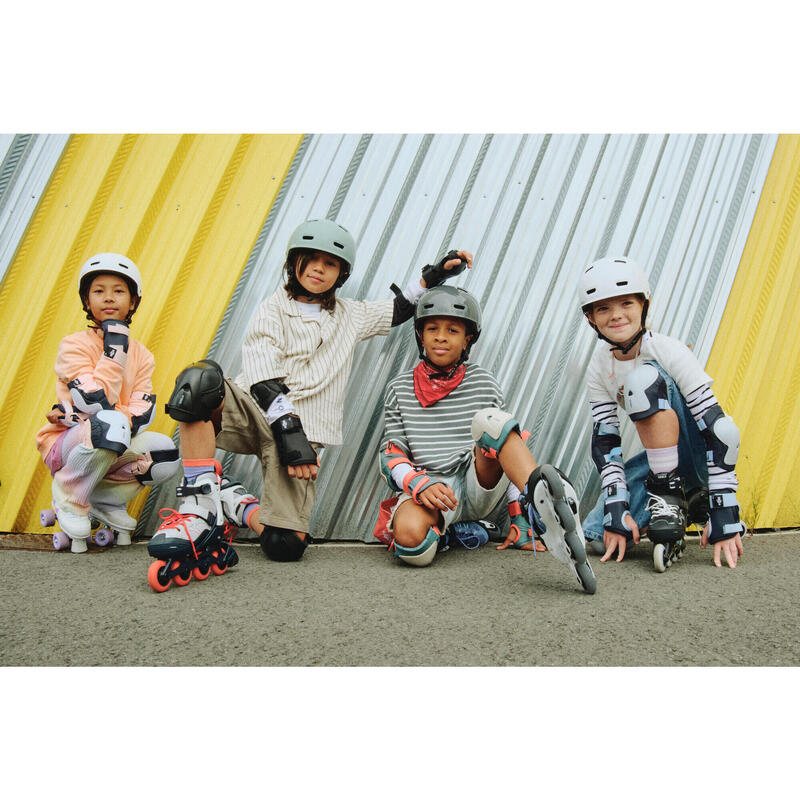 Casque roller skateboard trottinette MF500 antracite