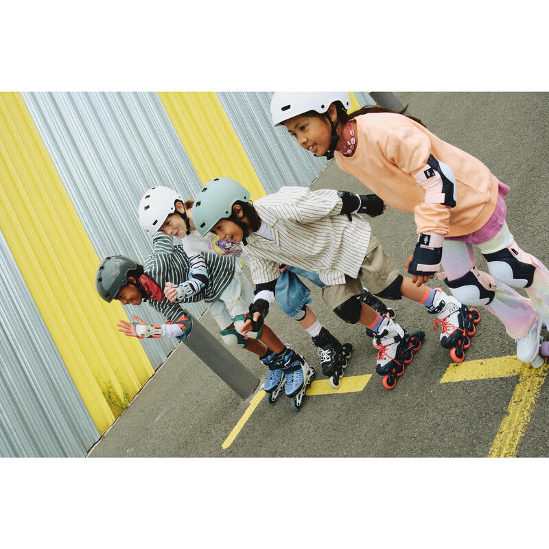 Casque roller skateboard trottinette MF500 antracite