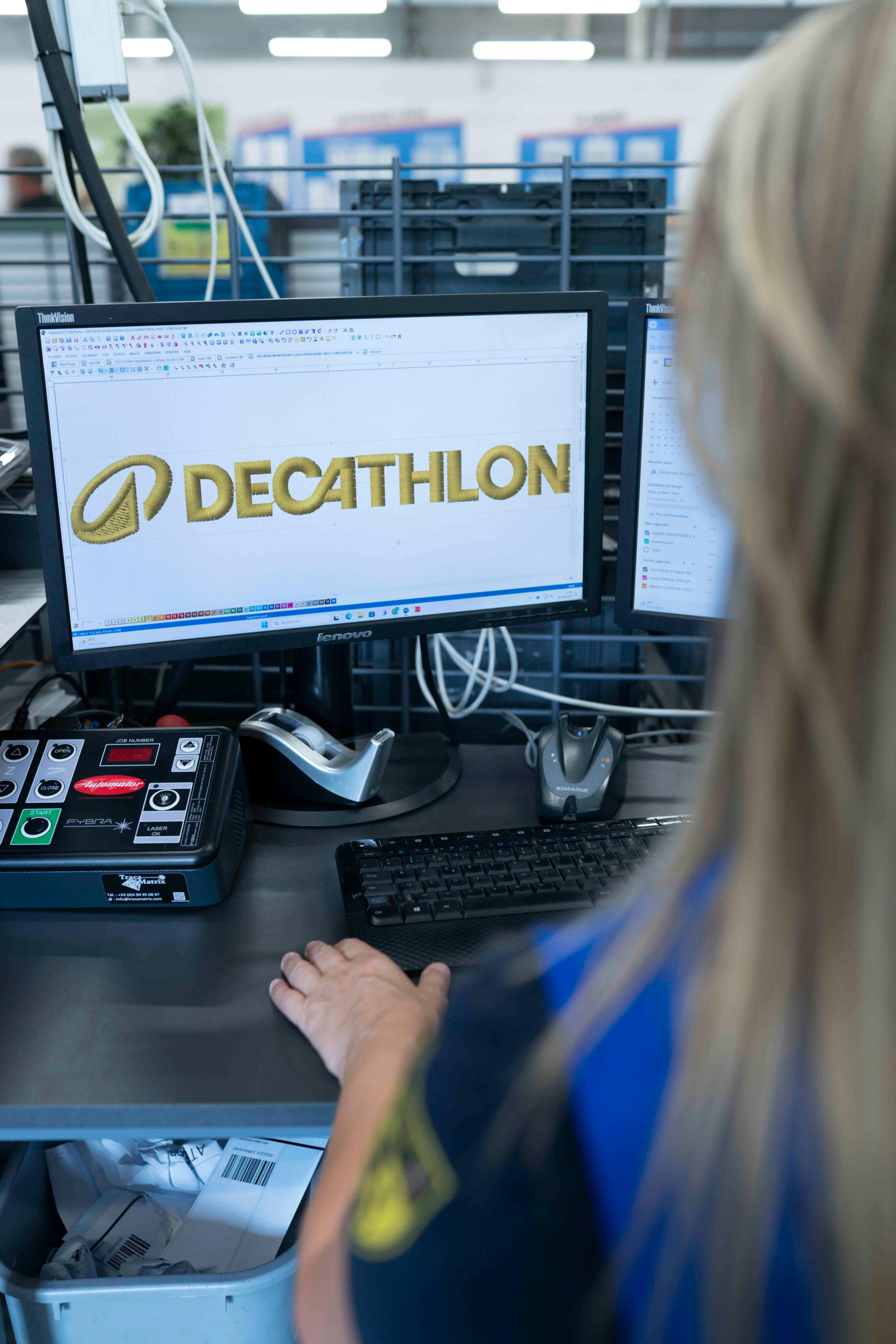 Customer Logo Embroidery: A4 size, 11+ items. - WORKSHOP