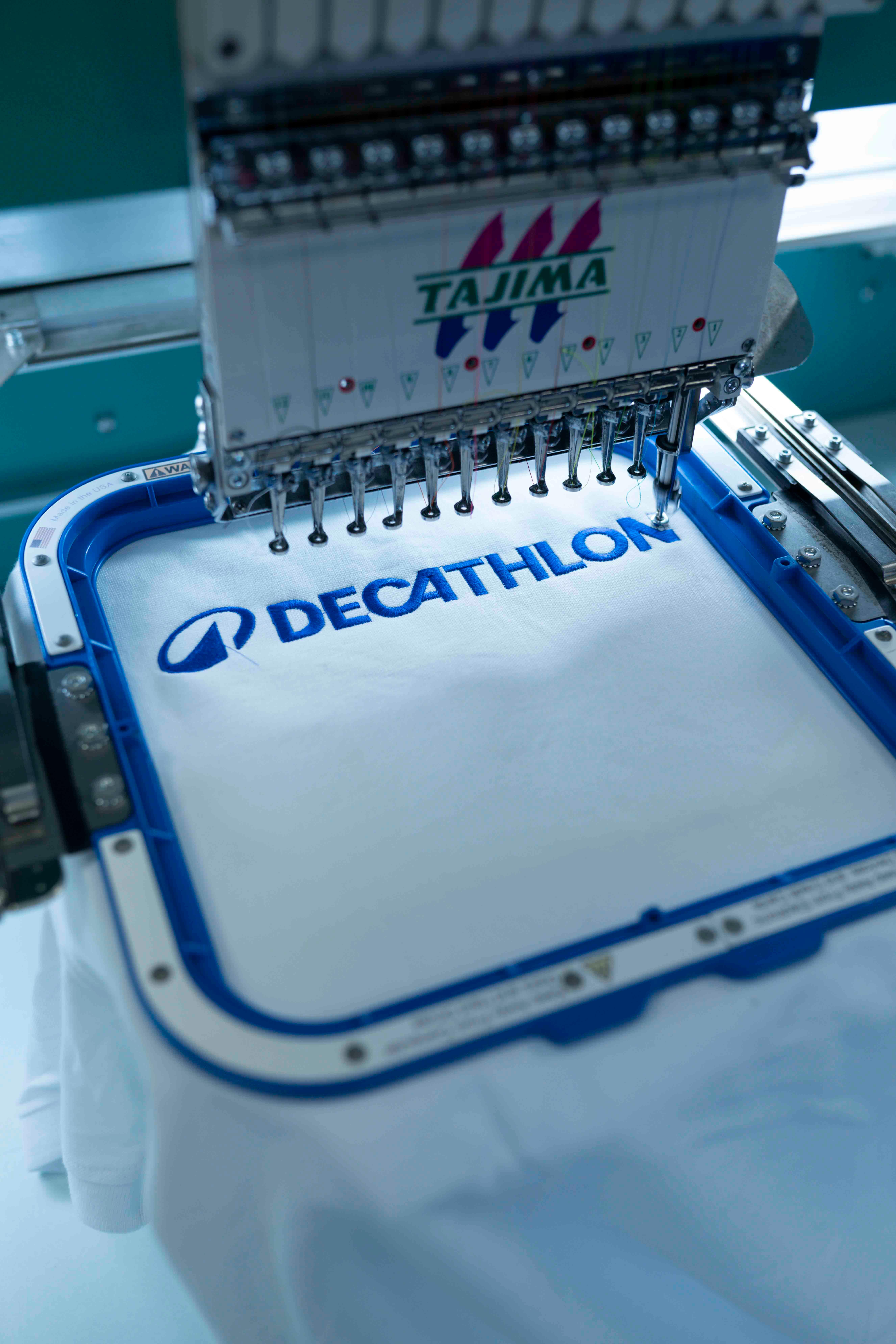 Customer Logo Embroidery: A4 size, 11+ items. - WORKSHOP