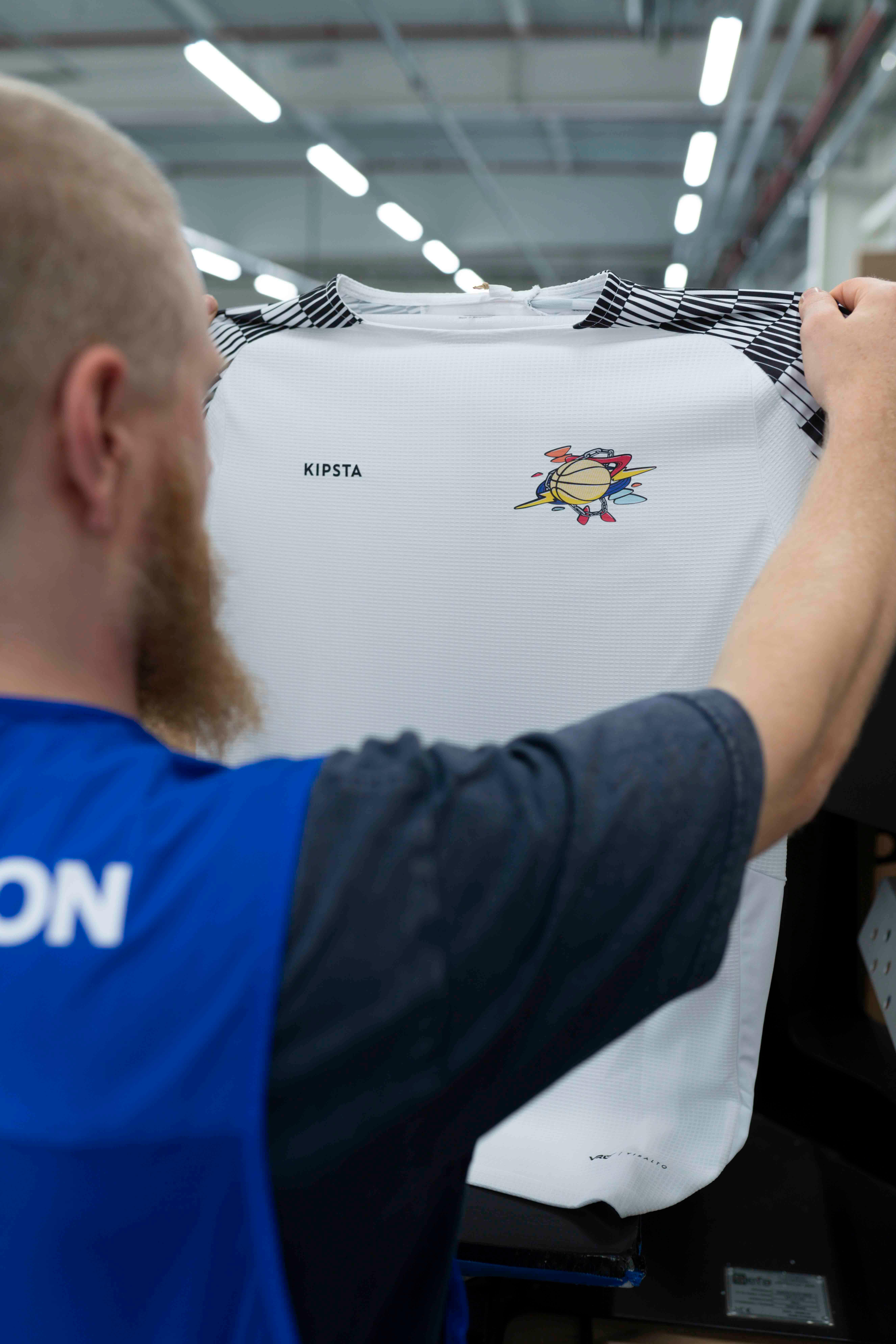 Prix tee shirt floqué decathlon on sale
