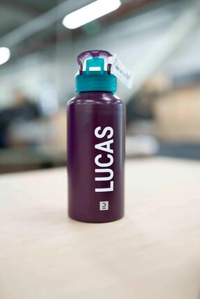 Sticker met tekst 1 kleur 2 tot 20 stuks