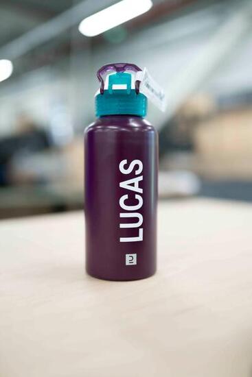 Sticker met tekst 1 kleur 2 tot 20 stuks