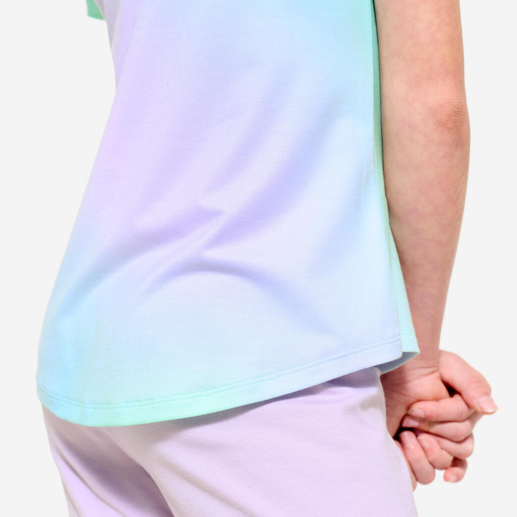 T-shirt multisport respirant fille, imprimé
boréal
