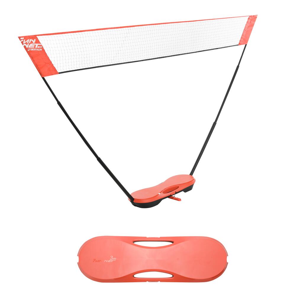 Crvena mreža za badminton FUN 3 m