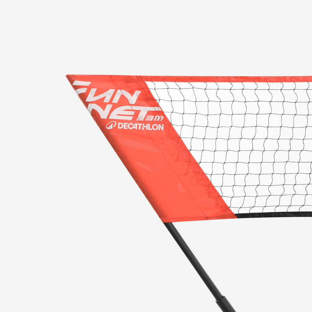 Crvena mreža za badminton FUN 3 m