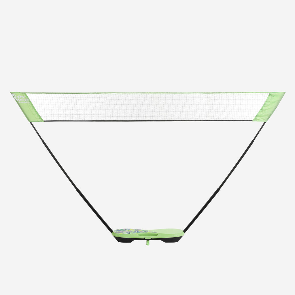 Filet de Badminton, Fun Set 3 Mètres - Vert feuille