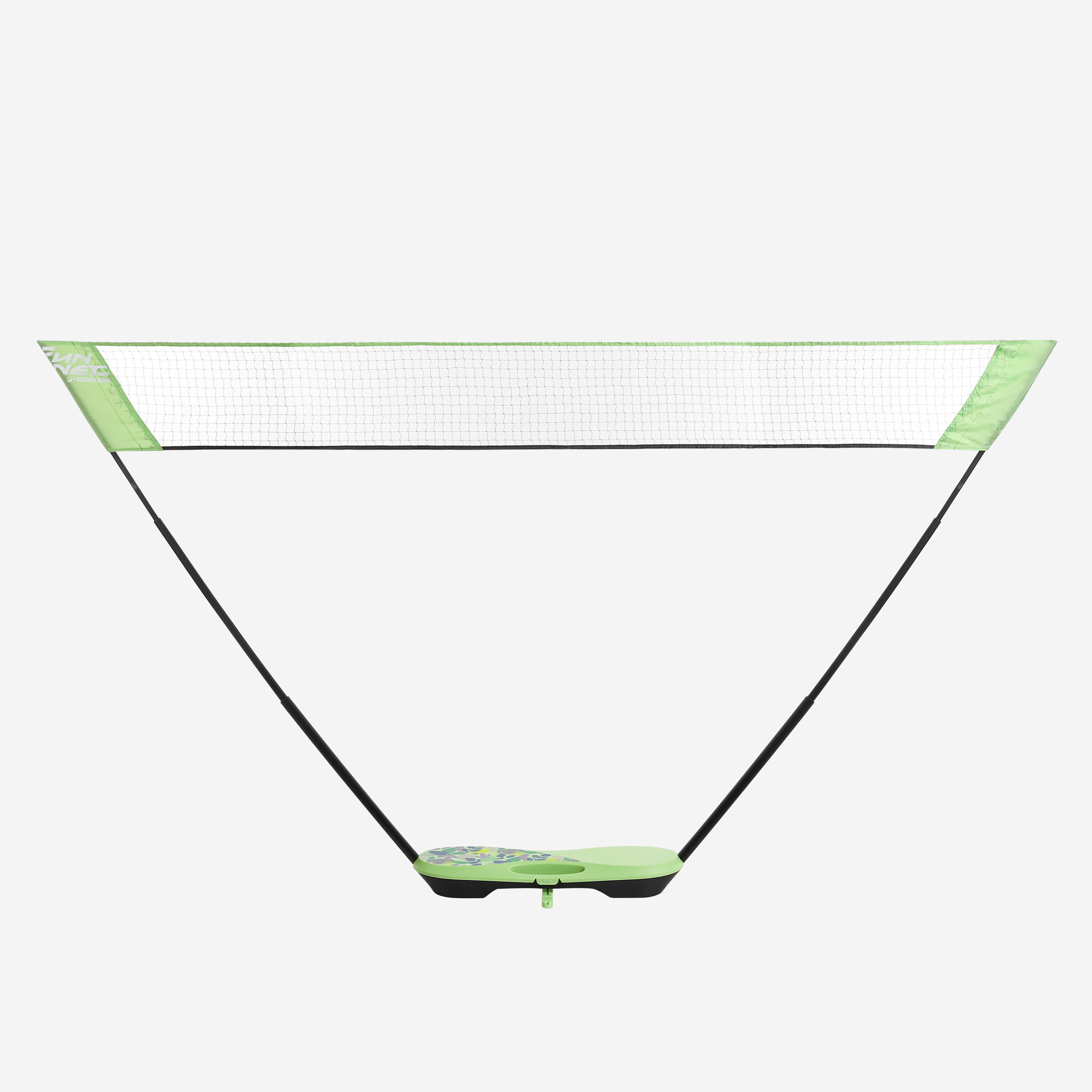 Badminton Set - 2-Racket 2-Shuttle & Net Green - PERFLY