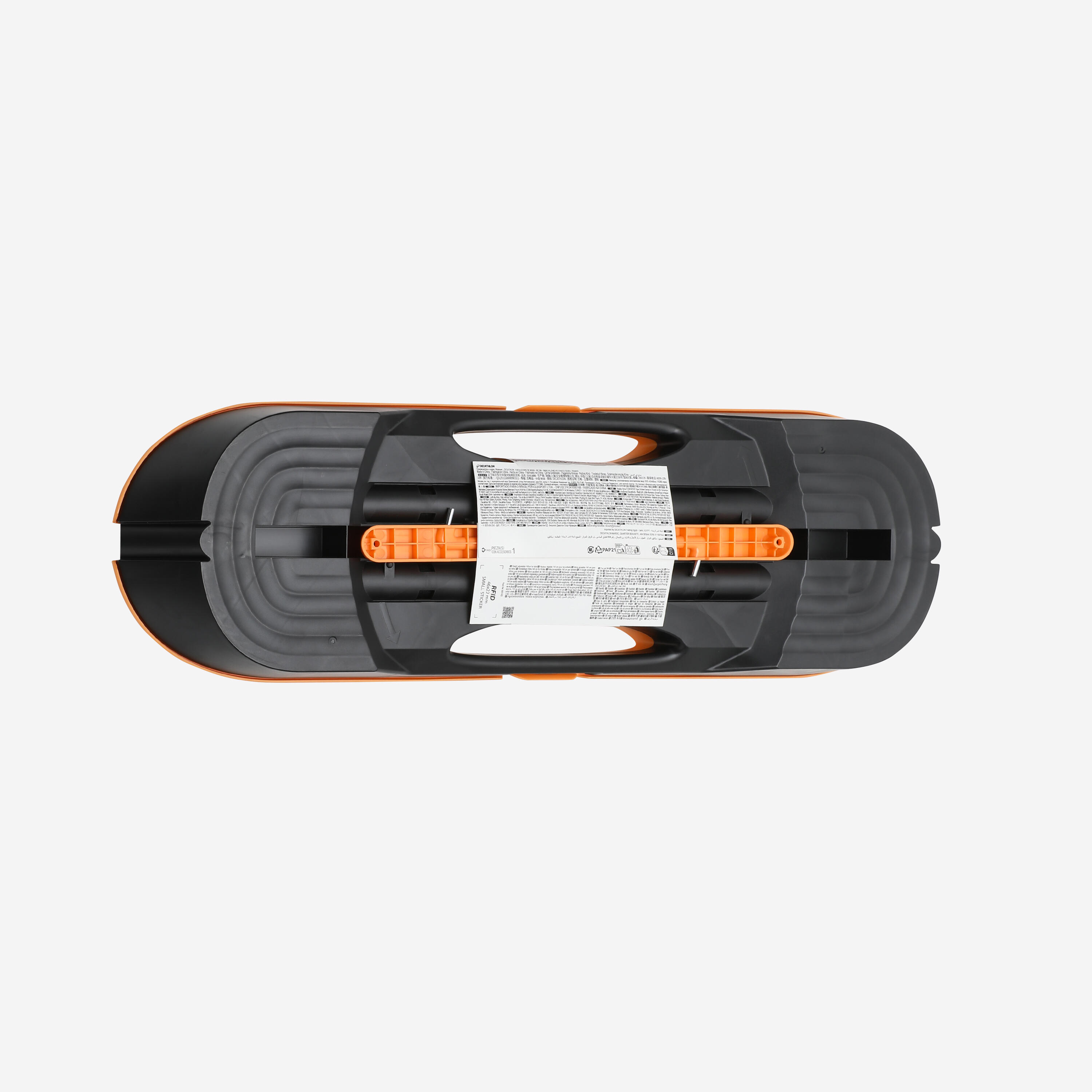 Badminton Set - 2-Racket 2-Shuttle & Net Orange - PERFLY