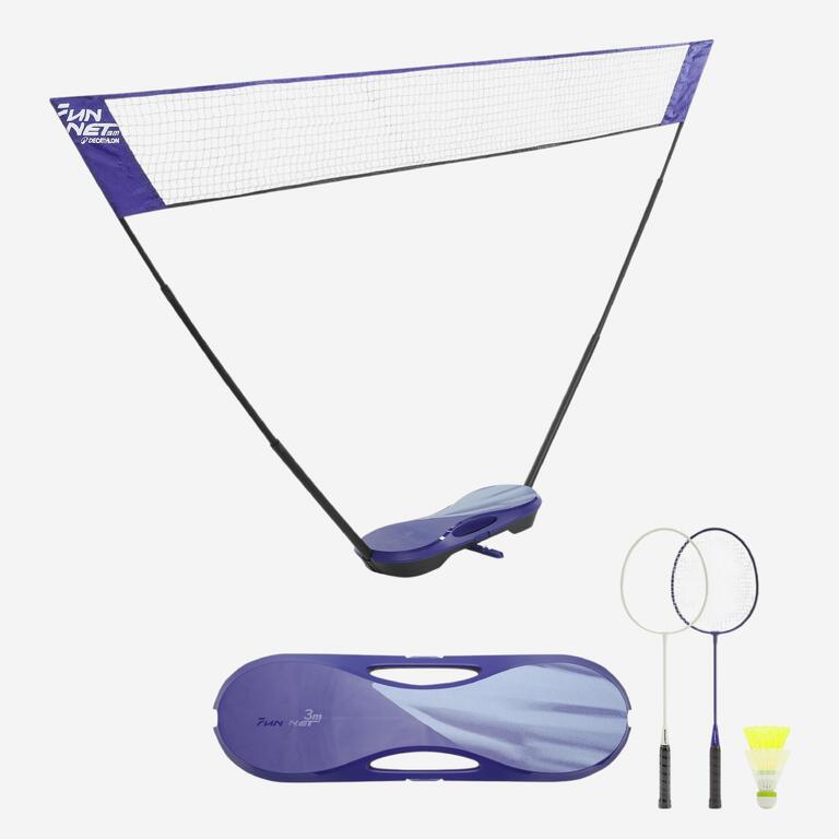 BADMINTON NET Fun set 3 Meter Royal Blue