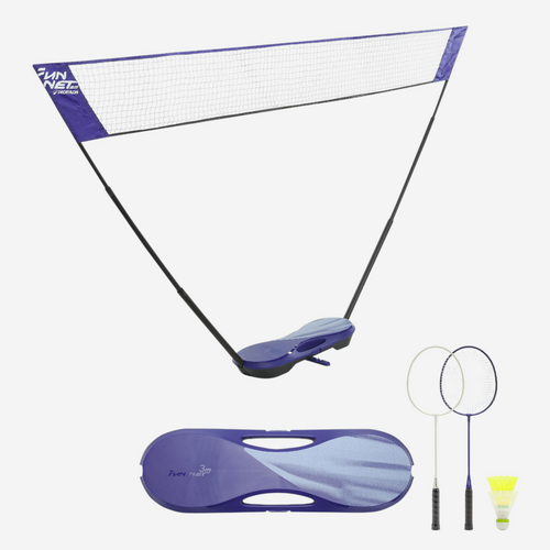 Kit Filet de Badminton Fun Set 3 Mètres - Bleu Roi