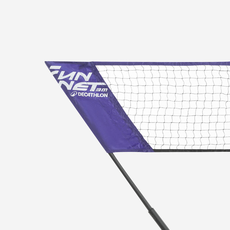 Badminton Filesi - 3 Metre - Mavi - Fun Set