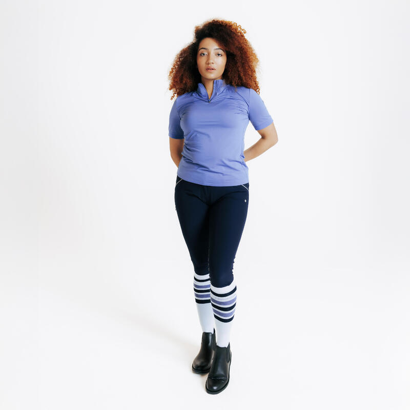 Pantalon équitation Fullgrip ultraléger Femme Bleu