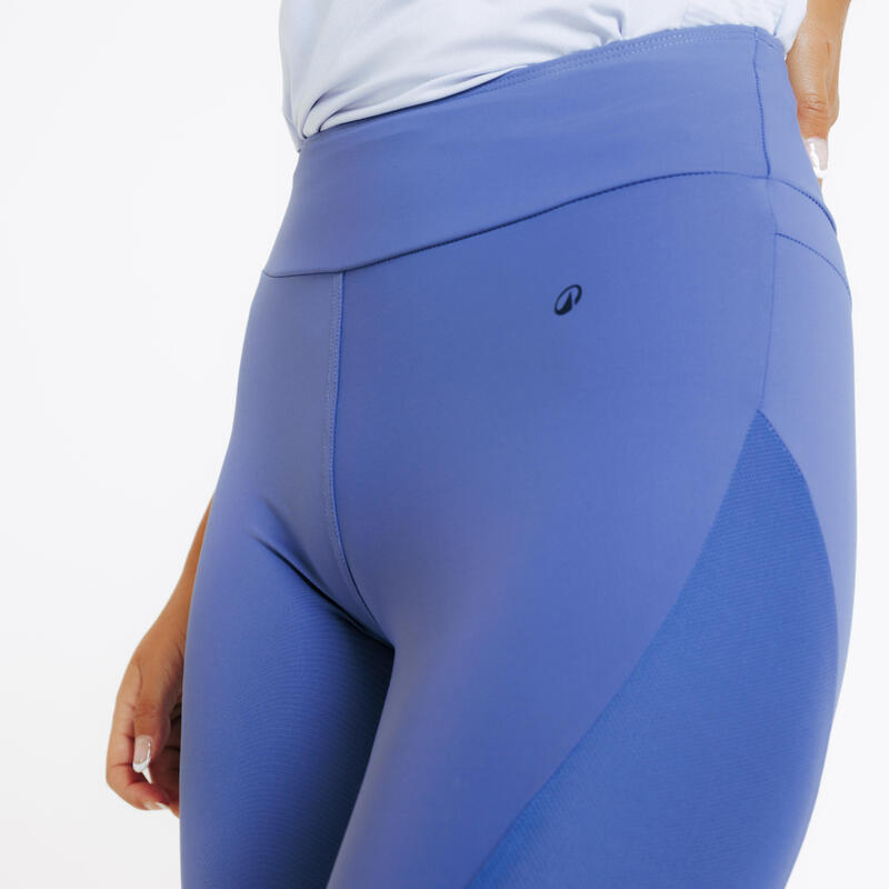 LEGGING EQUITATION LEGER FULLGRIP  FEMME - Bleu Comète