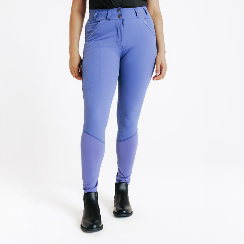 Pantalon équitation full grip Femme - 900 bordeaux
