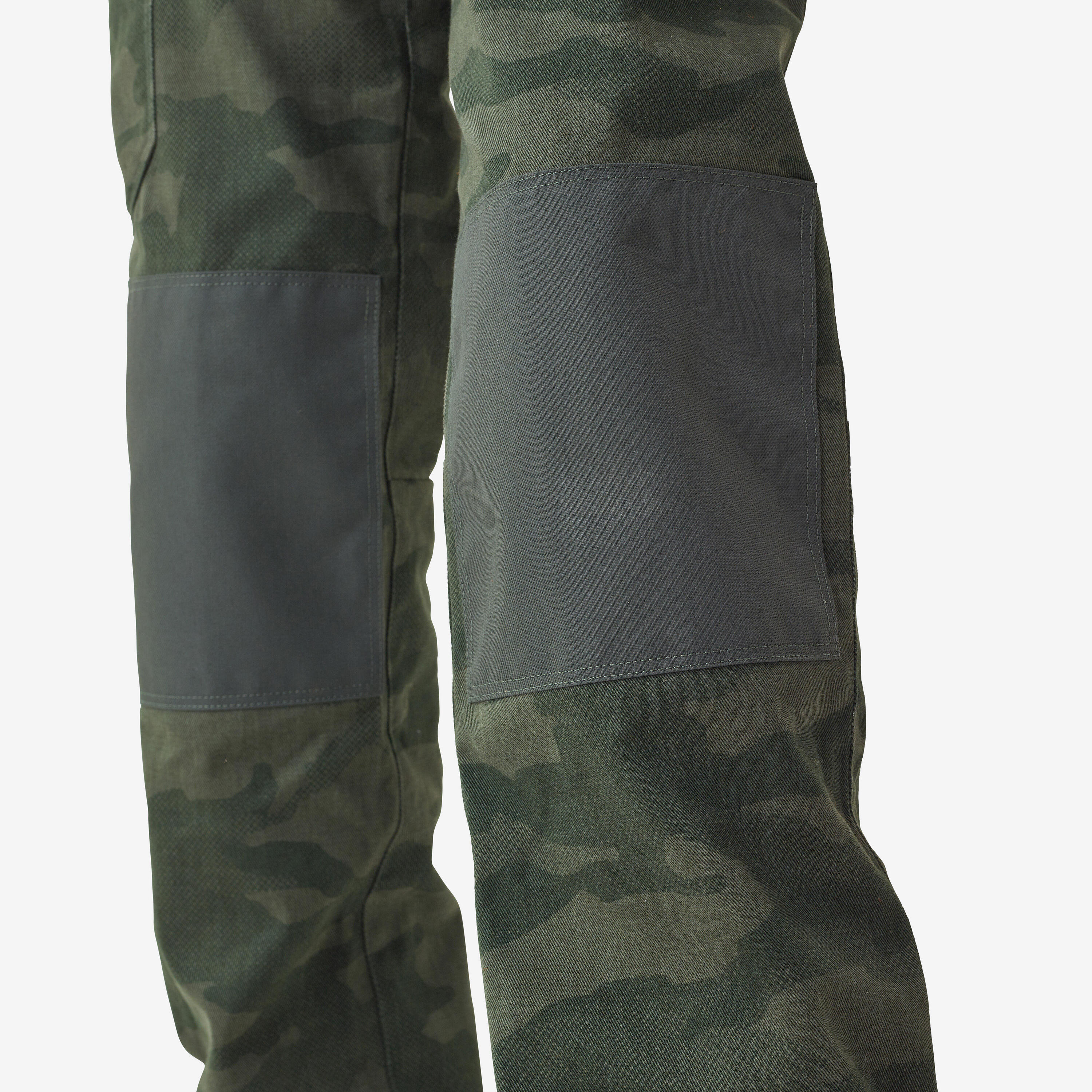 Hose 500 Kinder strapazierfähig Camouflage  10/10