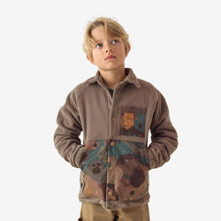 Surchemise polaire enfant 500 marron