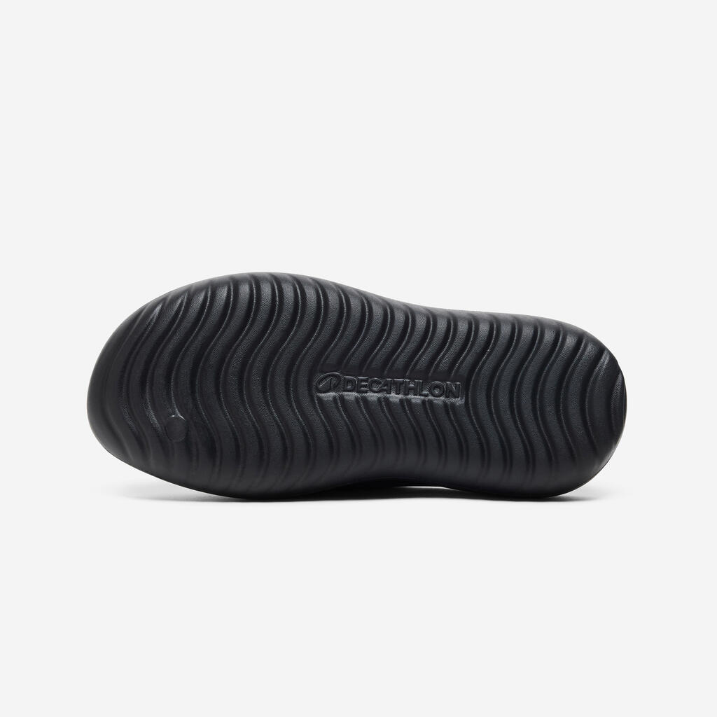 Claquettes homme/femme, SLIDE, noir