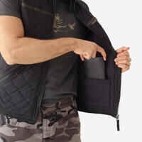 Country Sport Silent Padded Gilet 500 Black.