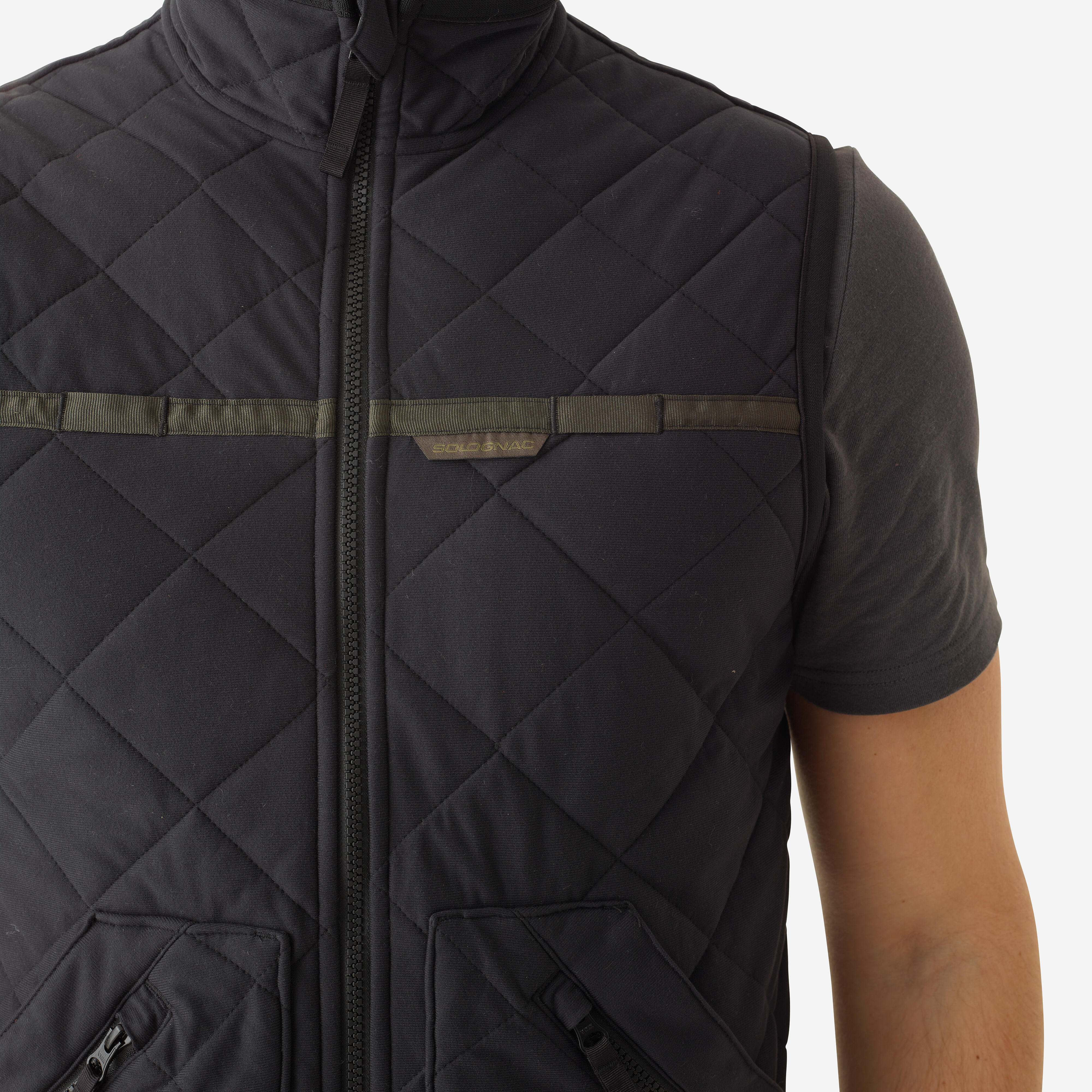Hunting Silent Padded Gilet 500. - SOLOGNAC