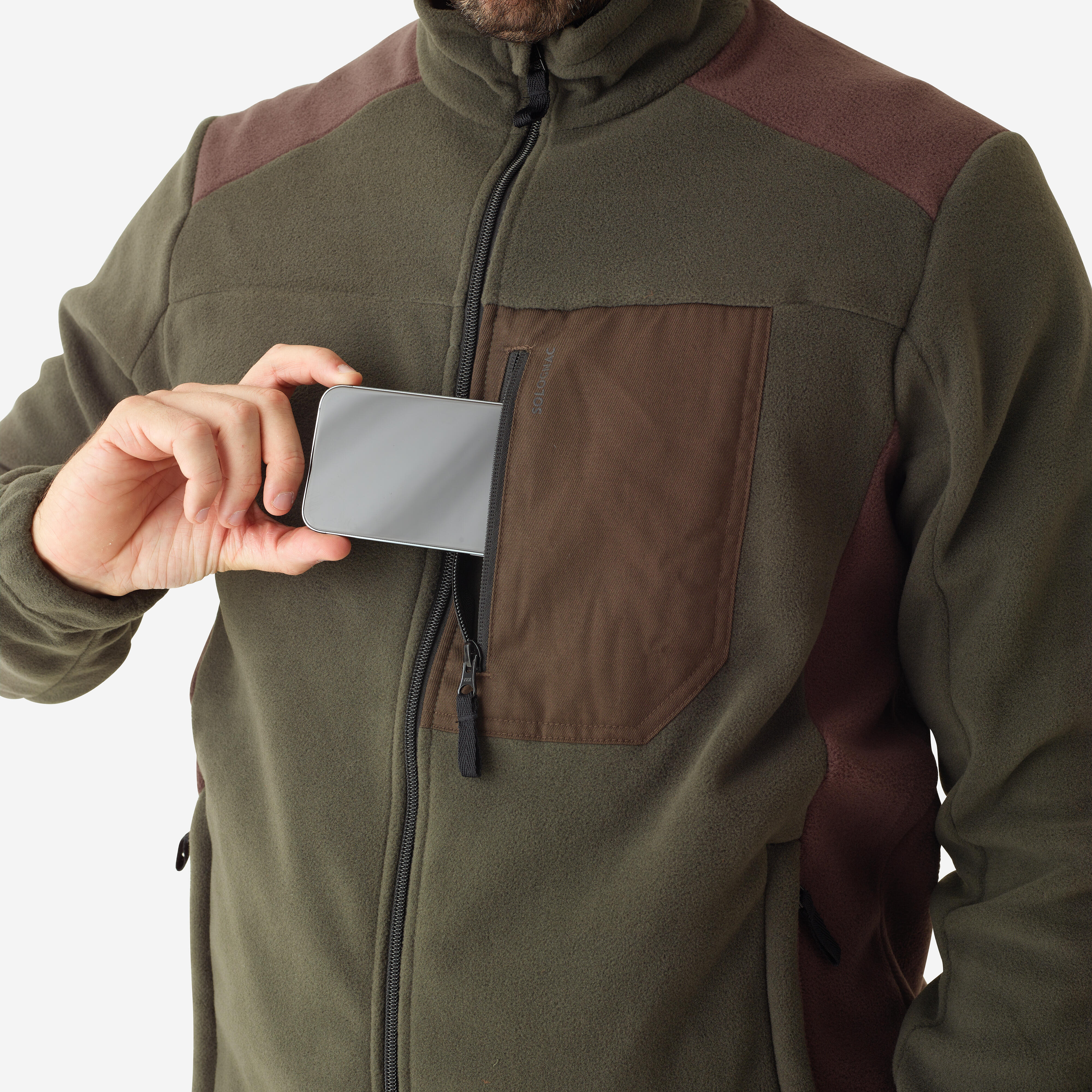 Veste en polaire de chasse homme – 500 - SOLOGNAC