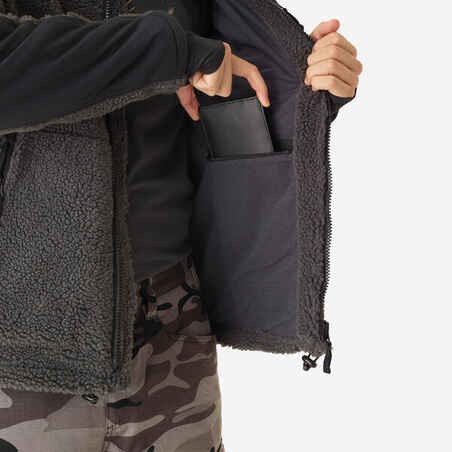 Warm sherpa fleece 900 grey