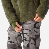 Warm sherpa hunting fleece 900 green
