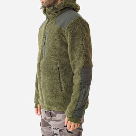Warm sherpa hunting fleece 900 green