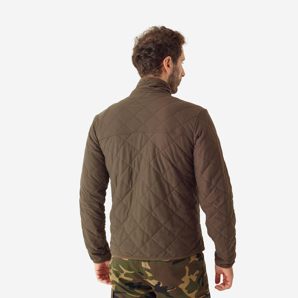 Veste matelassée silencieuse marron 500