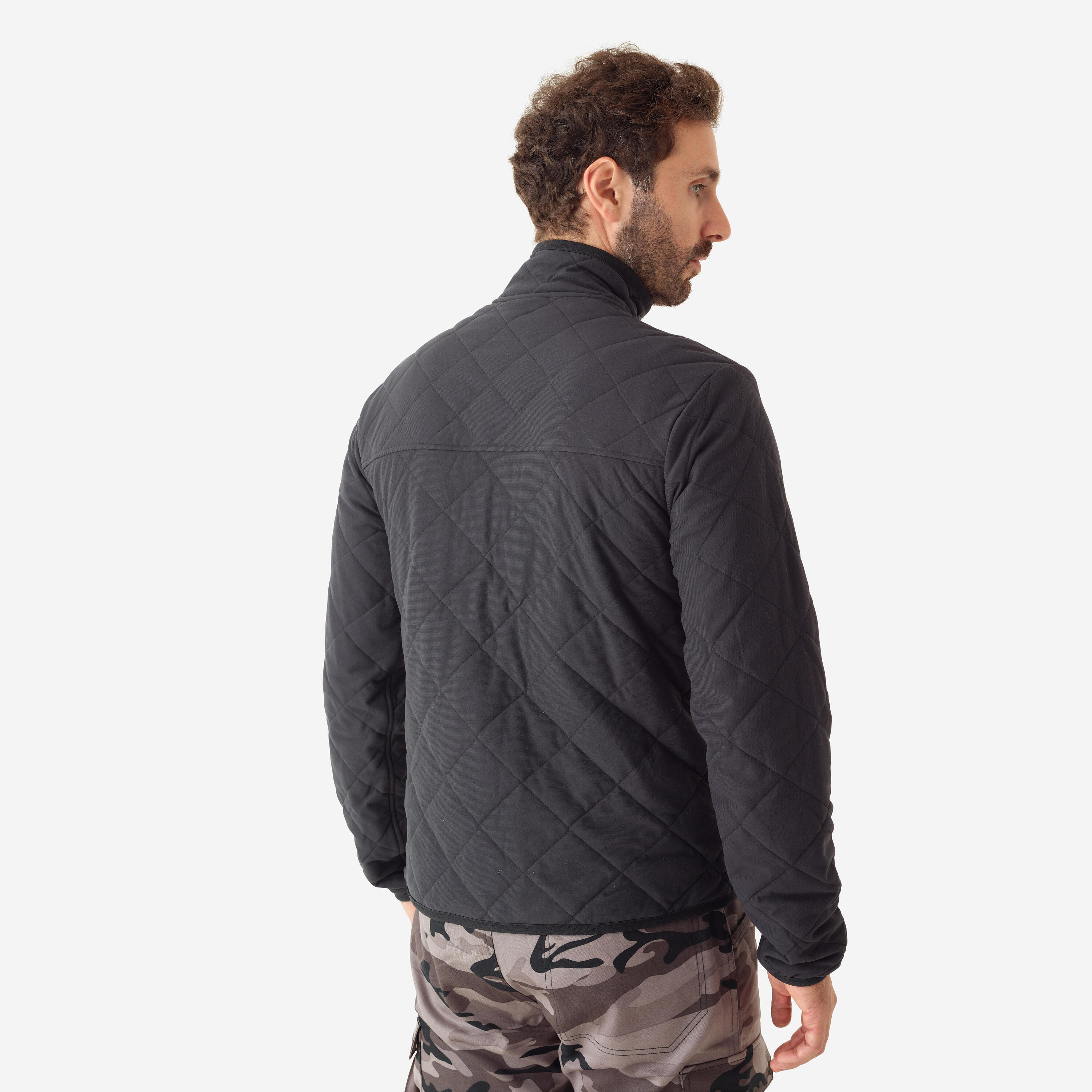Veste matelassée silencieuse noire 500 3/6