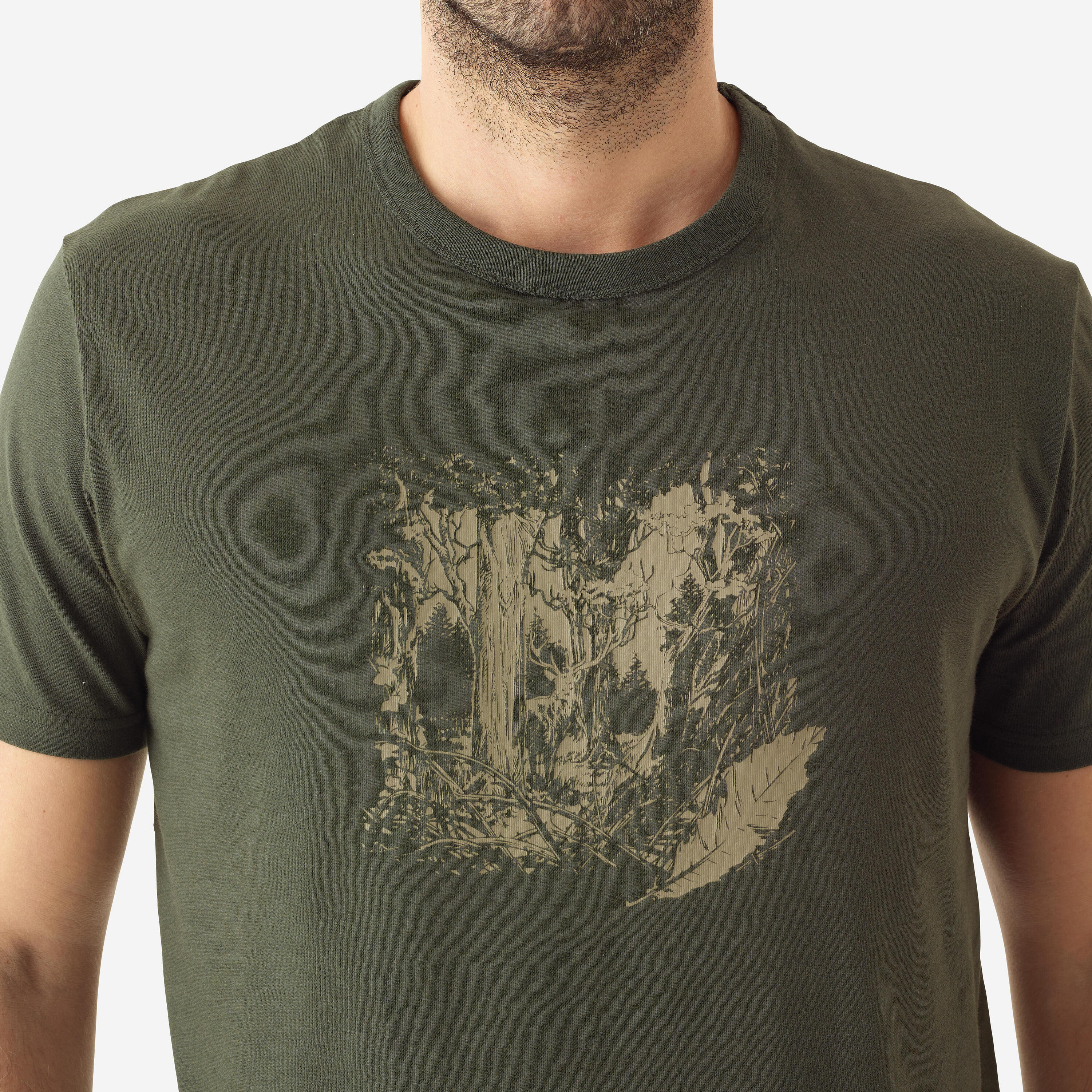 T-Shirt aus 100 % Baumwolle Wald 4/4
