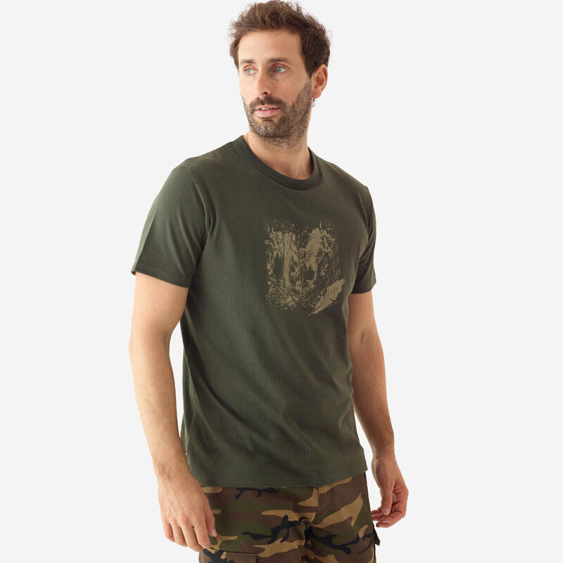 T-shirt en coton 100 forêt