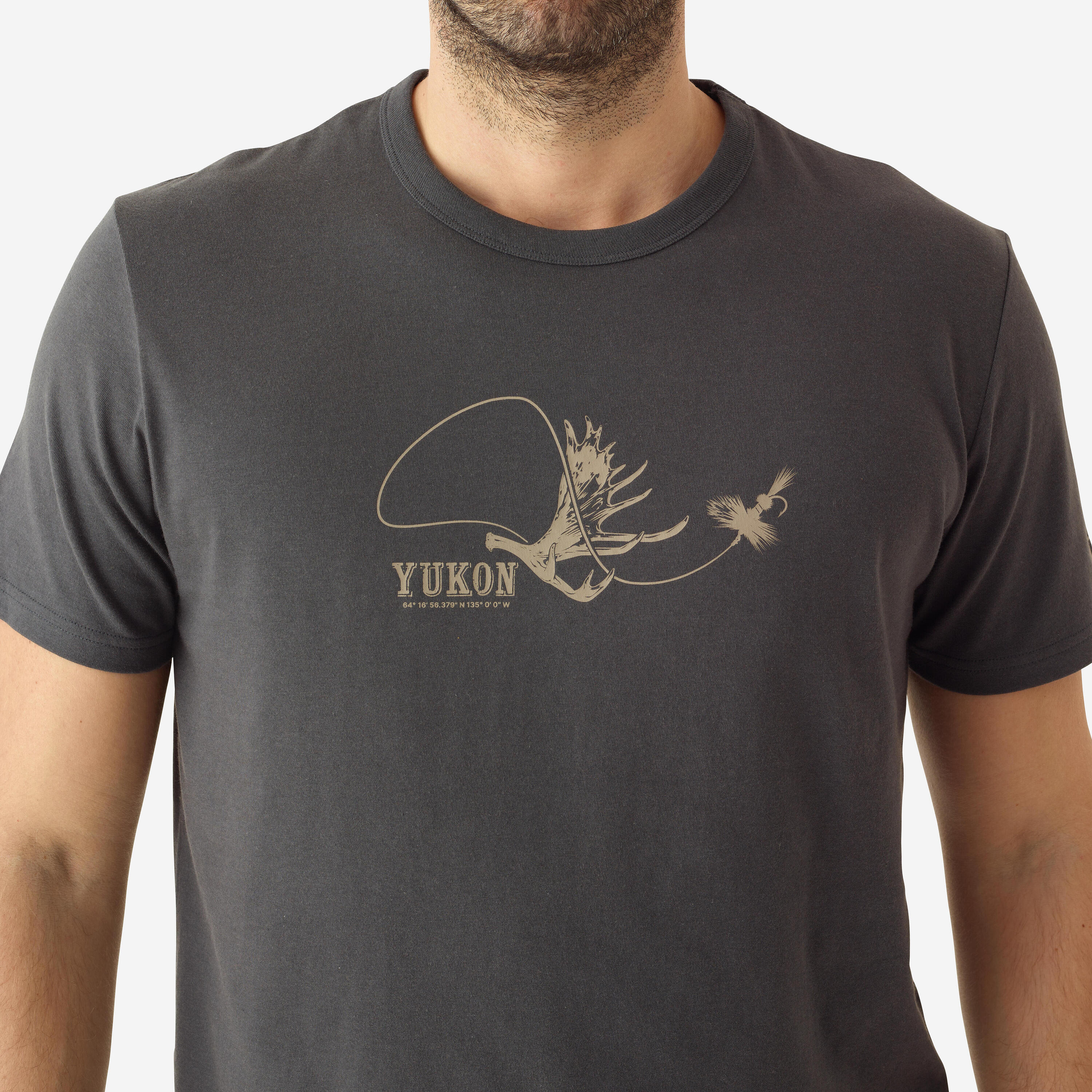 T-shirt 100 katoen yukon 4/4