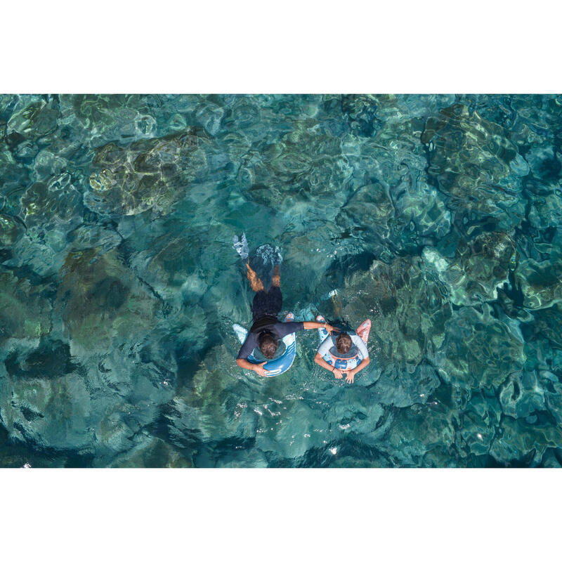 Accesoriu observare snorkeling Olu 120 fish Albastru-Portocaliu