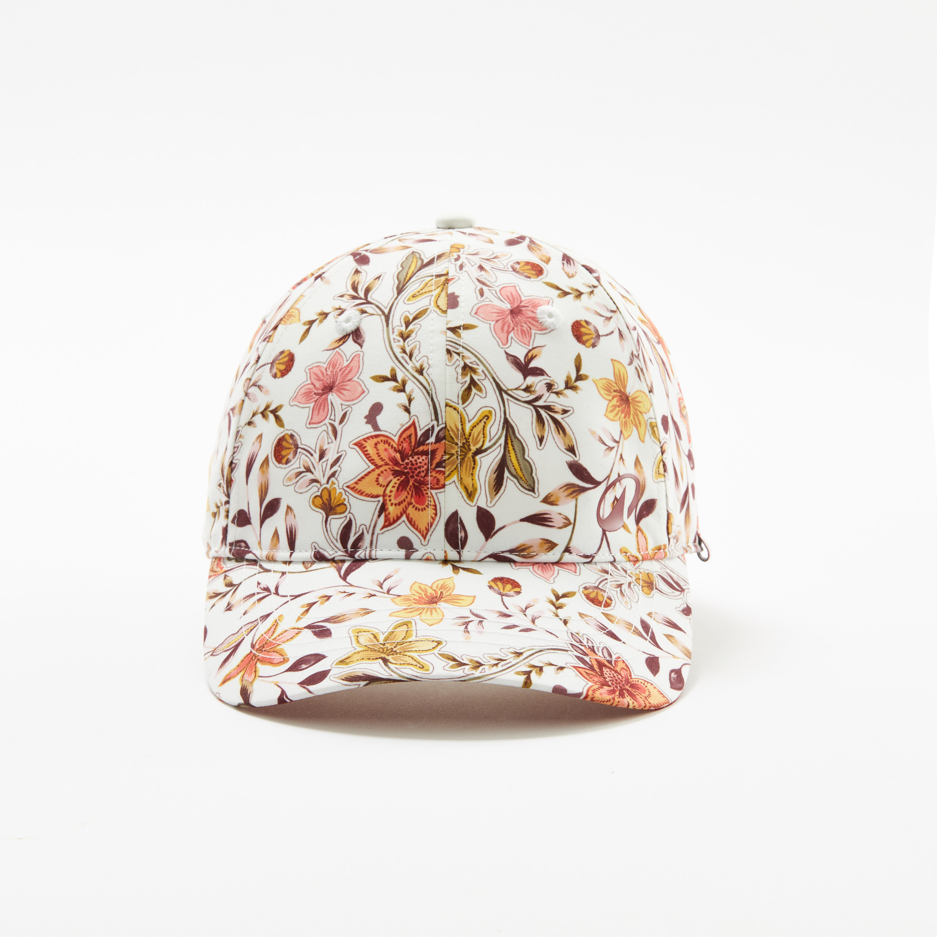 Casquette artengo tc 500 beige motifs fleurs t56 - Artengo