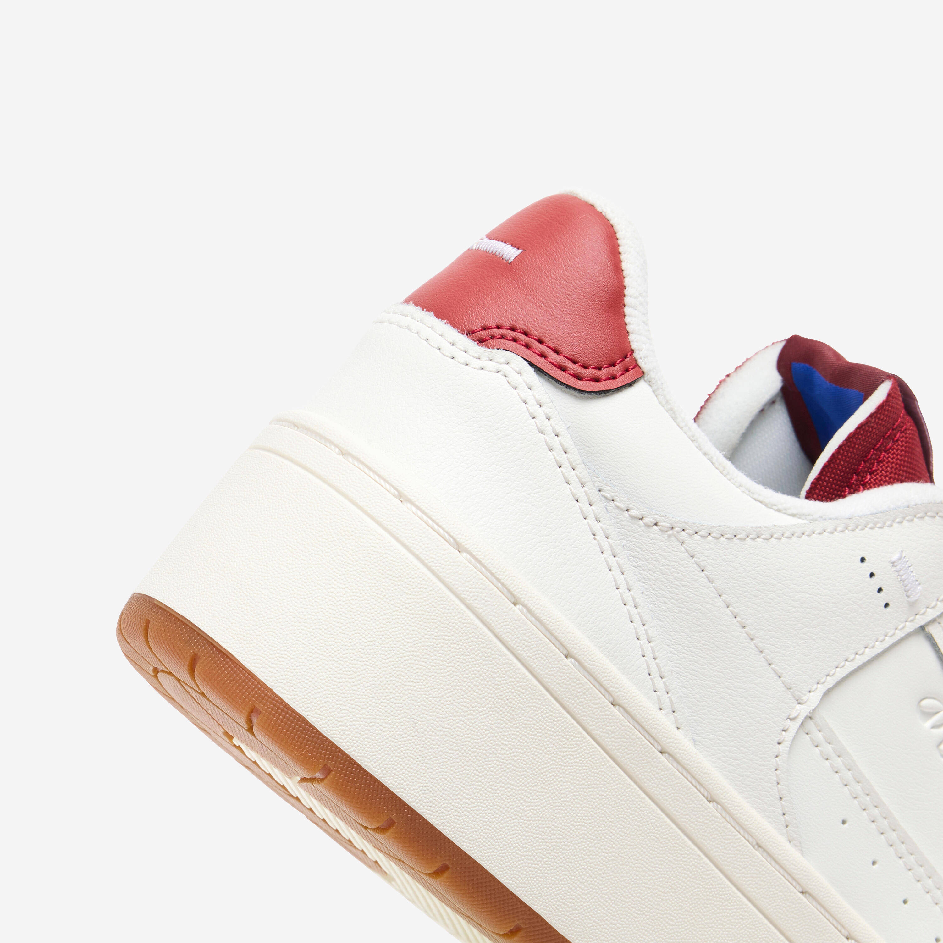 CJ80 Platform Women's Shoes - White/Burgundy -  3