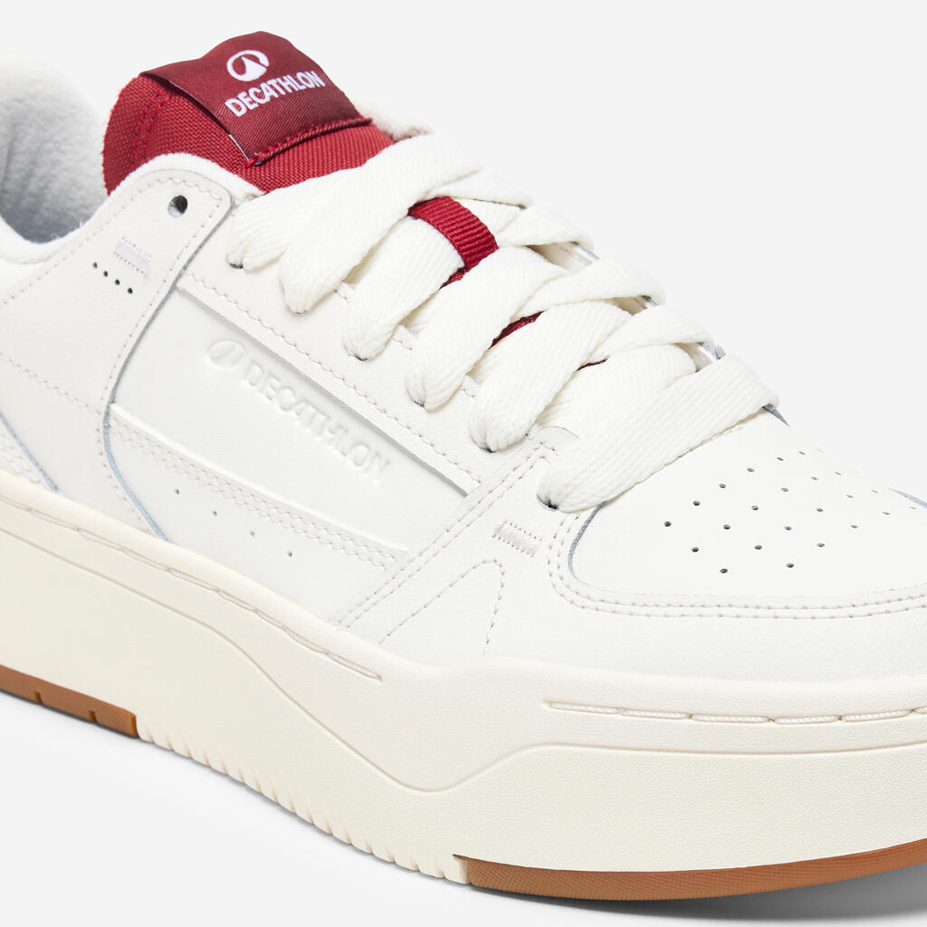 Beli in bordo rdeči ženski športni copati CJ80 