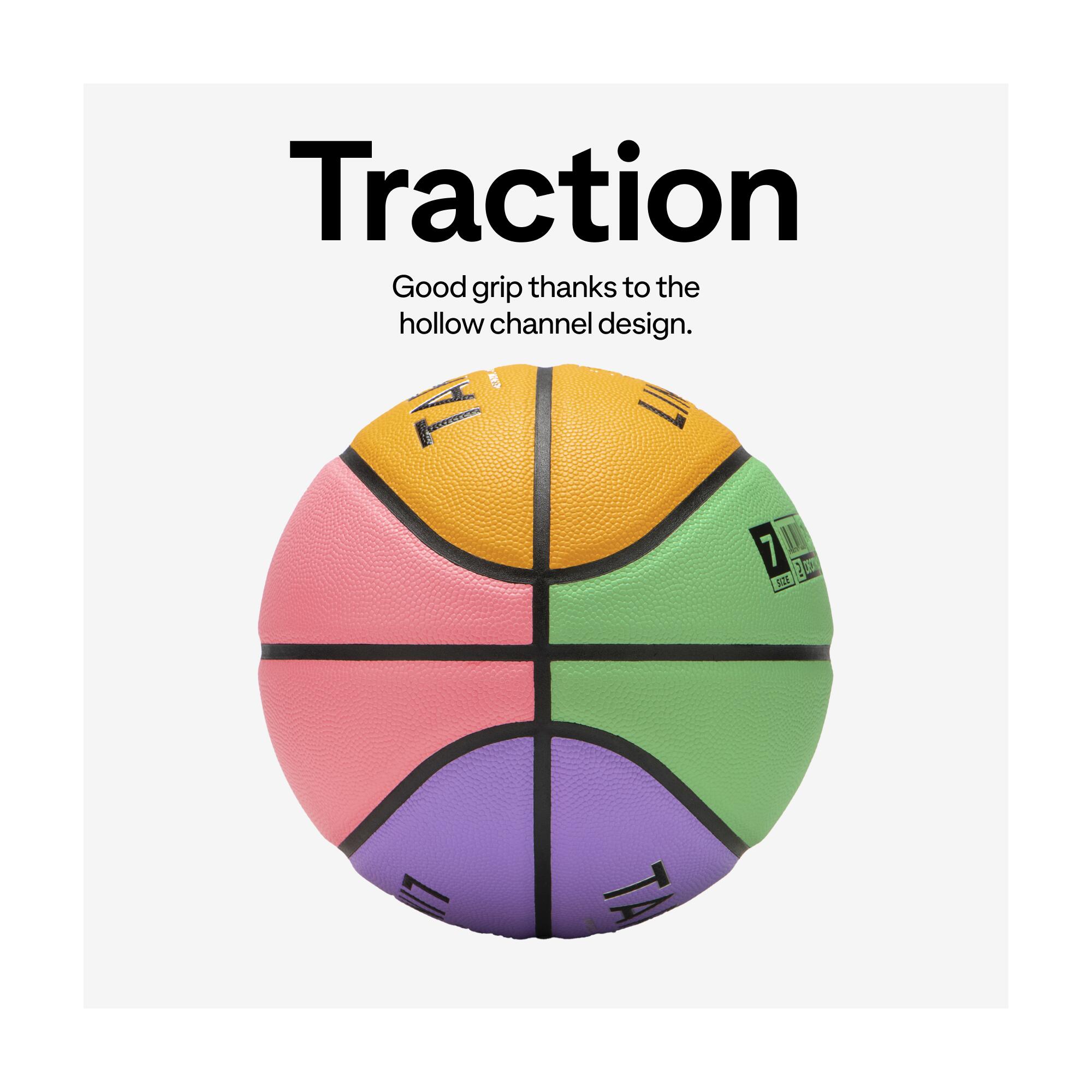 Pro Basketball Size 7 for Boys 13+ and Men Ltd Purple– Durable Indoor Outdoor