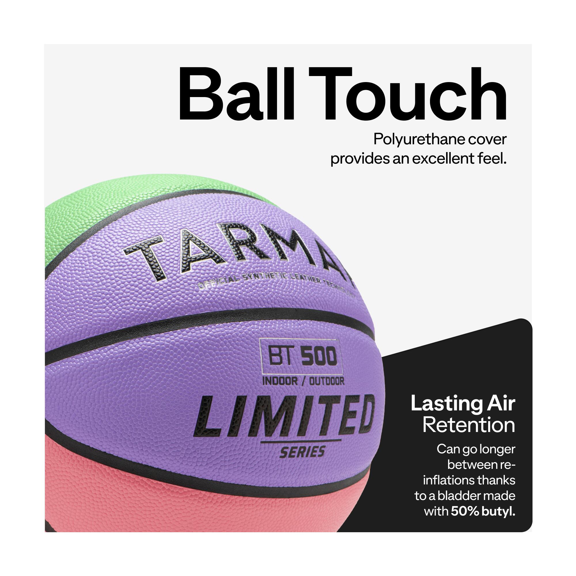 Pro Basketball Size 7 for Boys 13+ and Men Ltd Purple– Durable Indoor Outdoor