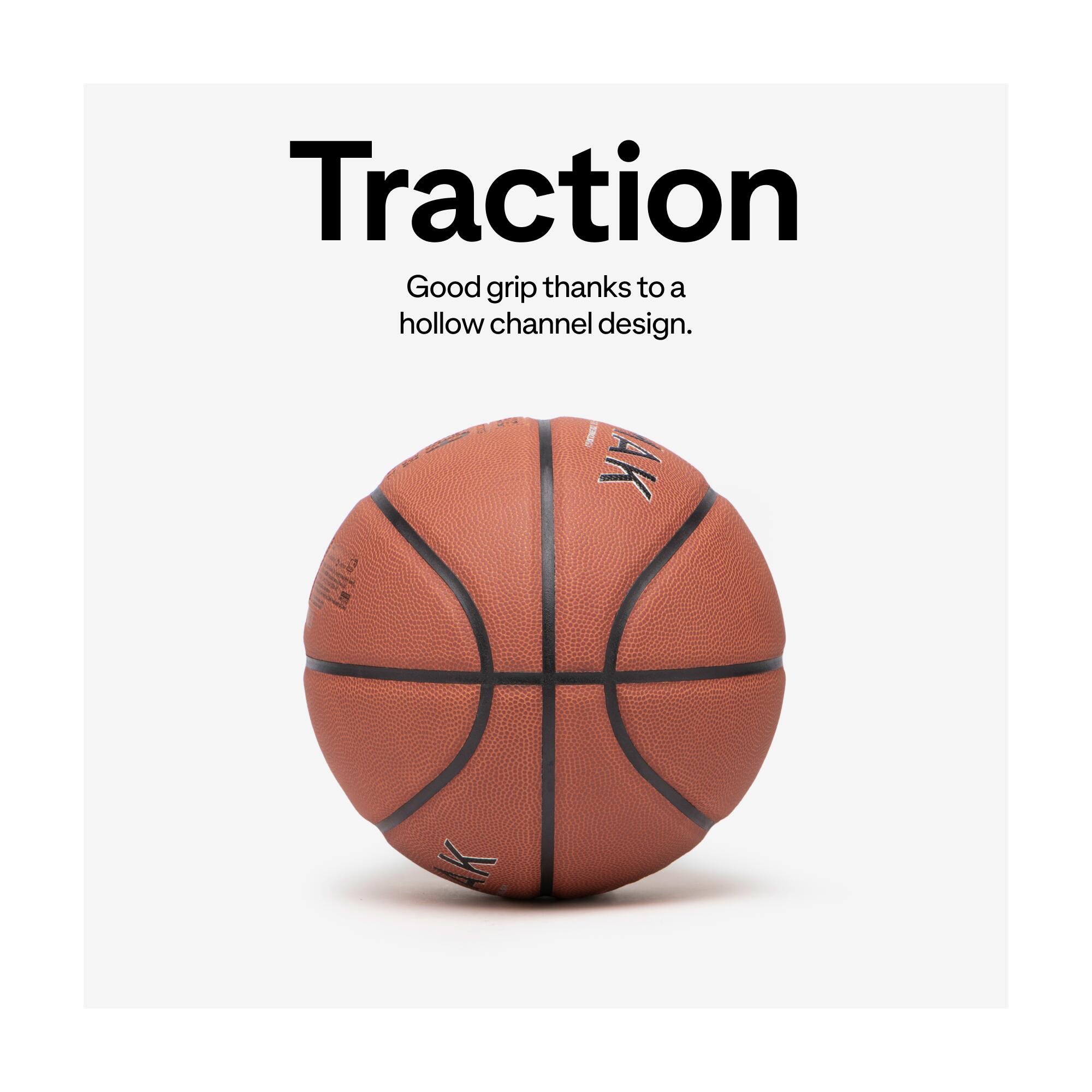 Size 6 FIBA Basketball BT500 Touch - Orange