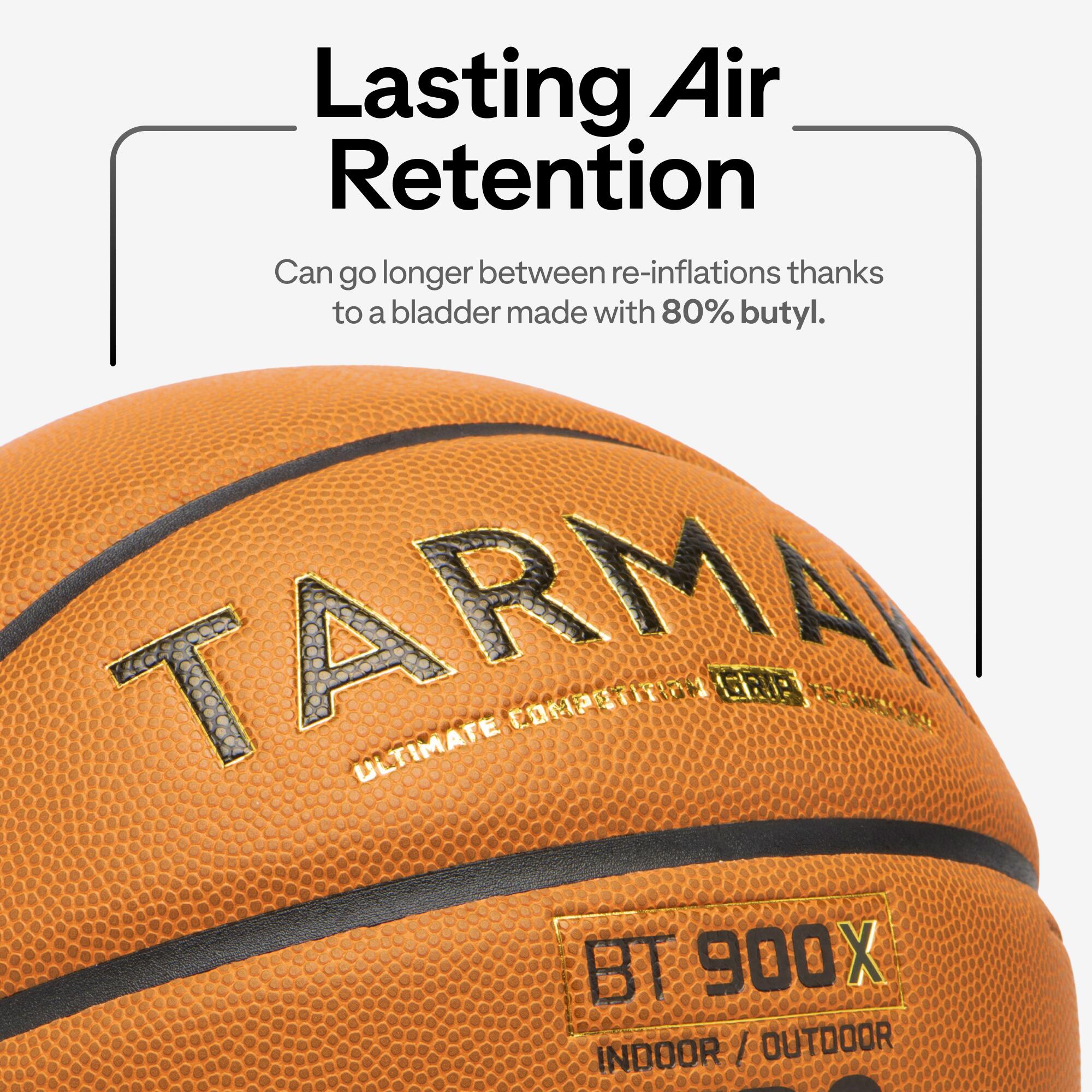 Basketball Size 7 FIBA BT900 Grip Touch - Orange