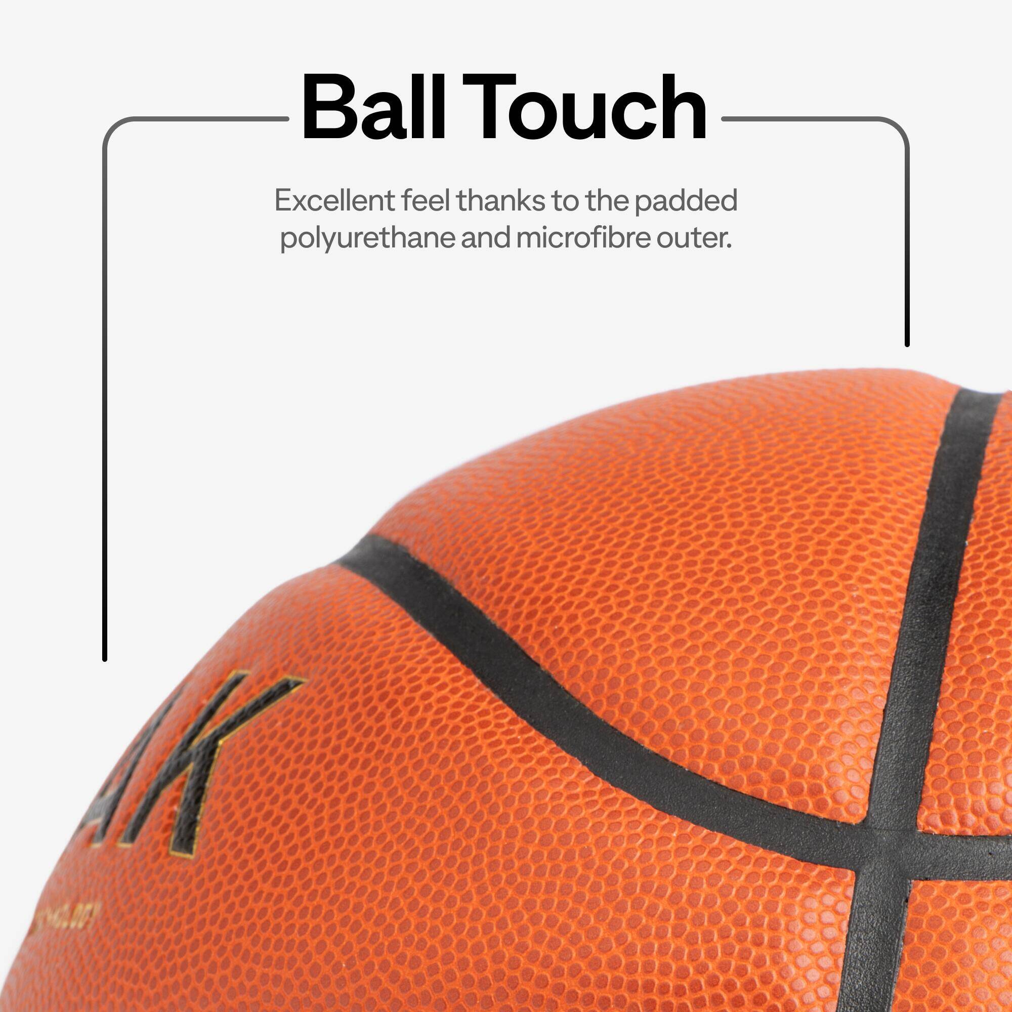 Size 7 Basketball FIBA Control Pro BT900 - Orange -  4