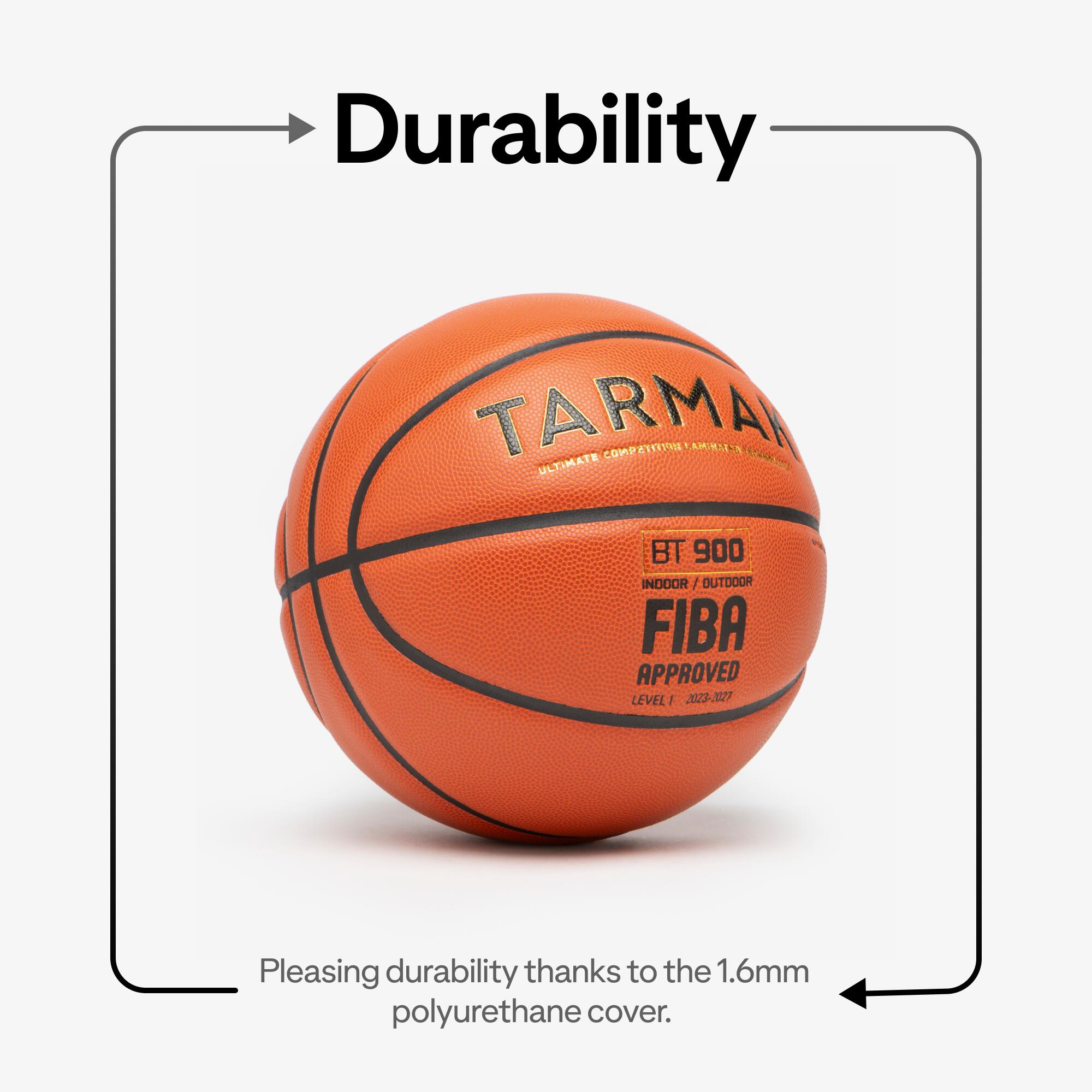 Basketball BT900 - Size 7FIBA-approved for boys and adults