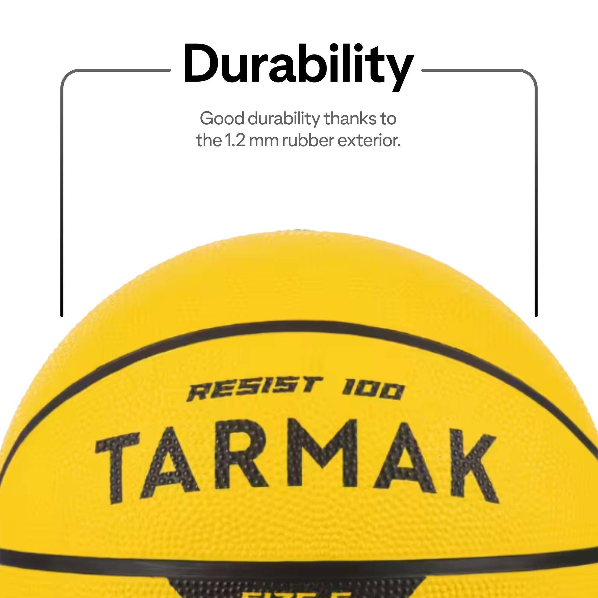 Official Size 5 Basketball for Kids Ages 7 to 10 – Indoor Outdoor Durable Grip -  5