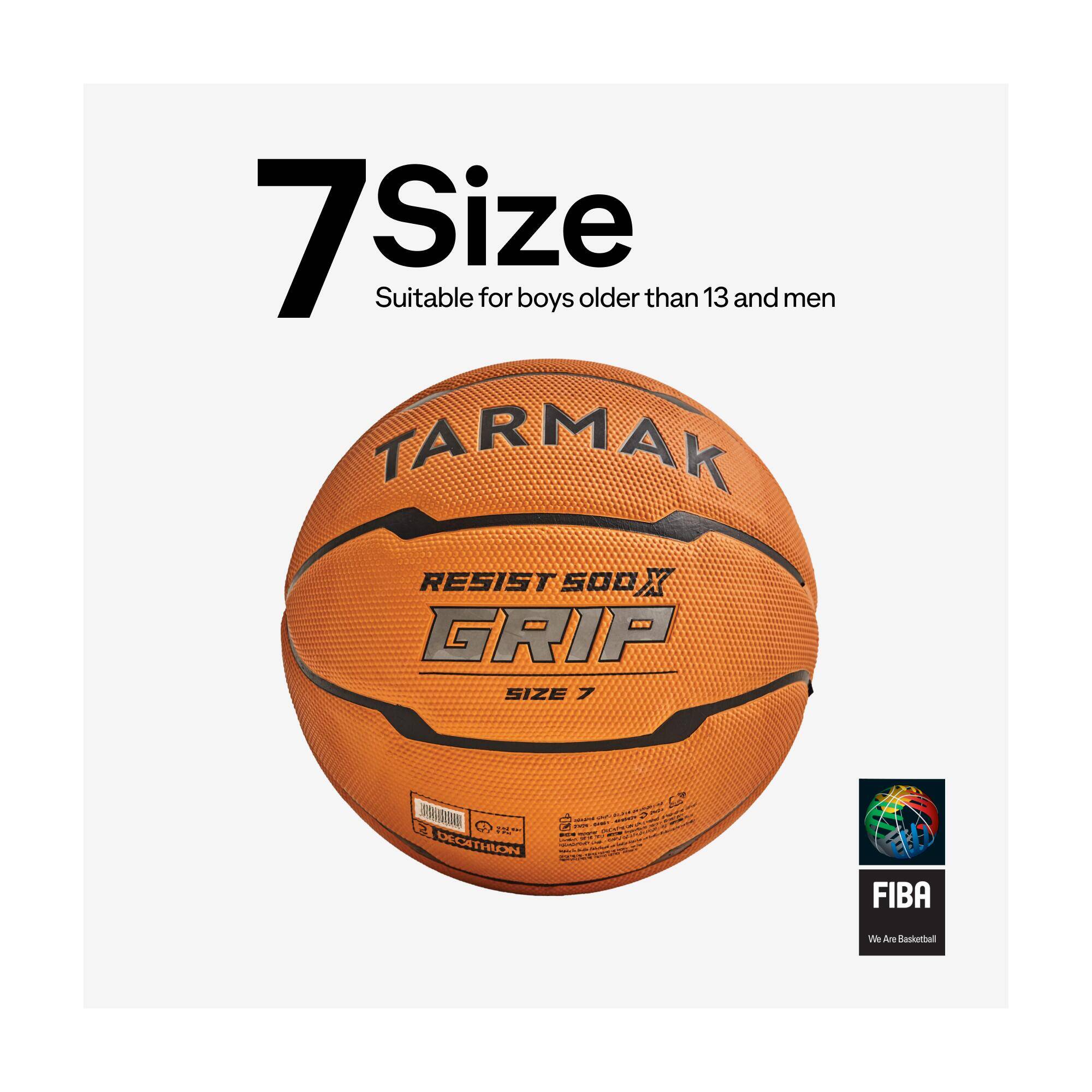 Durable Grip Size 7 Basketball for Boys 13+ and Men – Outdoor Indoor -  3