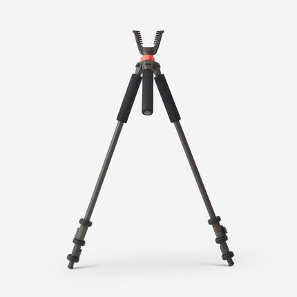 Canne de pirsch chasse silencieuse bipied 100 vert