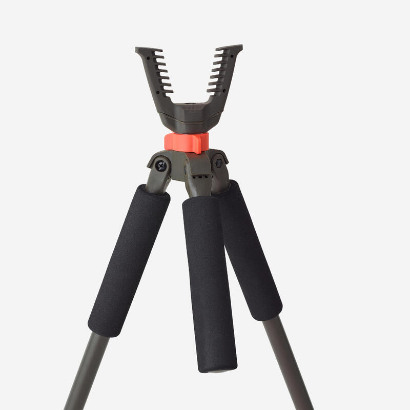 Canne de pirsch chasse silencieuse bipied 100 vert