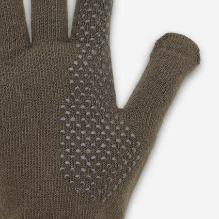 GANTS TRICOT 100 VERT